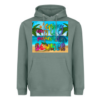 Sage enjoy every moment of summer Heavyweight Hoodie - HRA Design Shop