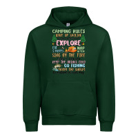 Forest Green camping rules Urban Hoodie - MaliasSmallBusiness