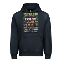 Navy camping rules Urban Hoodie - MaliasSmallBusiness