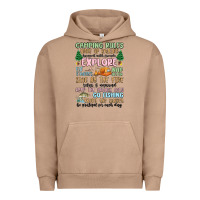 Pigment Burro camping rules Urban Hoodie - MaliasSmallBusiness