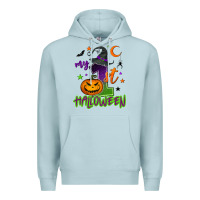 Blue Mist My first Halloween Premium Hoodie - NancyCooperArtShop