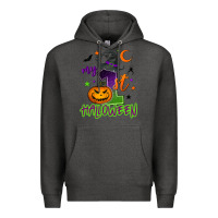 Charcoal Heather My first Halloween Premium Hoodie - NancyCooperArtShop