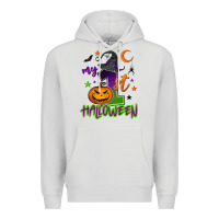 Dove Grey My first Halloween Premium Hoodie - NancyCooperArtShop