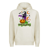 Oatmeal Heather My first Halloween Premium Hoodie - NancyCooperArtShop