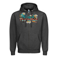 Charcoal Heather blessed teacher Zipper Hoodie - texasbilliewilder