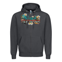 Smoke blessed teacher Zipper Hoodie - texasbilliewilder