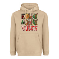 Mushroom holly jolly vibes Heavyweight Hoodie - FaDigitalArtStudio