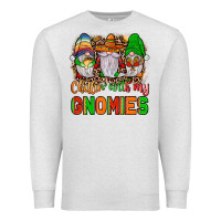 Oatmeal Heather mexico chillin' with my gnomies Premium Sweatshirt - JahusDesignShop