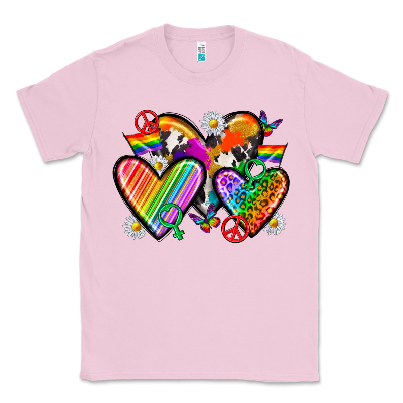 Pride Hearts Classic Tee by texasbilliewilder | Teevron