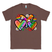 Chestnut pride hearts Classic Tee - texasbilliewilder