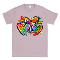 Lilac pride hearts Classic Tee - texasbilliewilder