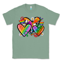 Sage pride hearts Classic Tee - texasbilliewilder