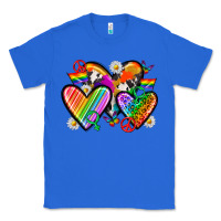 True Royal pride hearts Classic Tee - texasbilliewilder