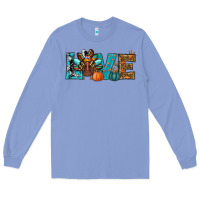 Colony Blue Love Thanksgivings Turkey Long Sleeve Tee - RanaPortraitStore