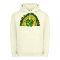 Pigment Pistachio st patrick s day shamrock rainbow Urban Hoodie - MaliasSmallBusiness