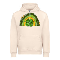 Sandshell st patrick s day shamrock rainbow Urban Hoodie - MaliasSmallBusiness