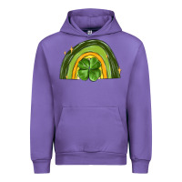 Tulip st patrick s day shamrock rainbow Urban Hoodie - MaliasSmallBusiness