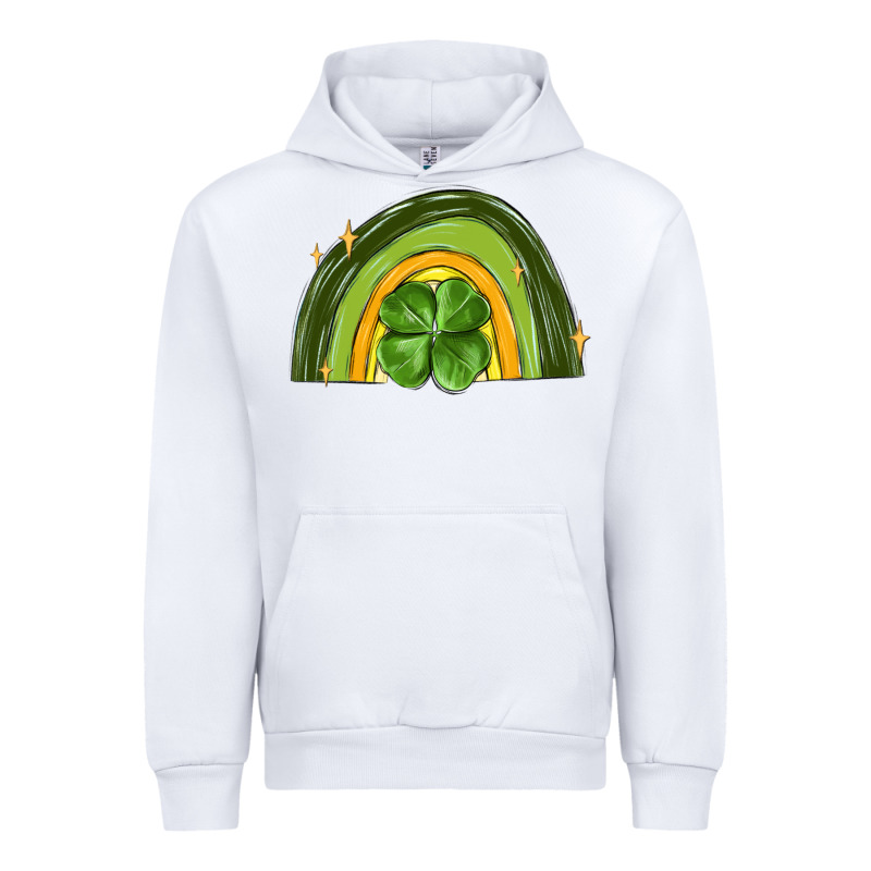 St Patrick S Day Shamrock Rainbow Urban Hoodie by MaliasSmallBusiness | Teevron