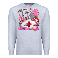 Heather Grey Mama Premium Sweatshirt - AdoDesignShop