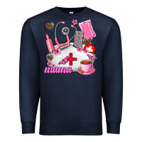 Navy Mama Premium Sweatshirt - AdoDesignShop