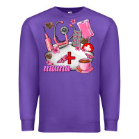 Purple Mama Premium Sweatshirt - AdoDesignShop