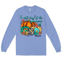 Colony Blue I will sing of the goodness of God Psalm 89:1 Long Sleeve Tee - RanaPortraitStore
