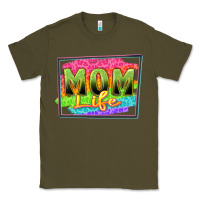 Army Green mom life Classic Tee - Zillion Design Studio