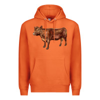 Carrot red angus cow Premium Hoodie - LillyAllenDesigns