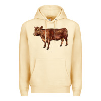 Pina Colada red angus cow Premium Hoodie - LillyAllenDesigns