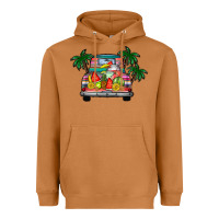 Meerkat summer truck Heavyweight Hoodie - CowhideDigitalArt