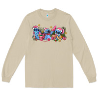 Mushroom pink christmas stitch and gifts Long Sleeve Tee - AdoDesignShop
