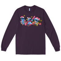 Plum pink christmas stitch and gifts Long Sleeve Tee - AdoDesignShop