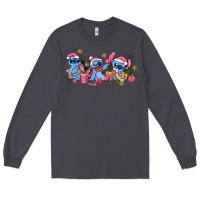 Smoke pink christmas stitch and gifts Long Sleeve Tee - AdoDesignShop