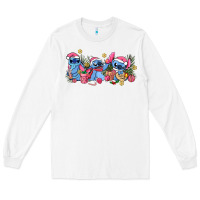 White pink christmas stitch and gifts Long Sleeve Tee - AdoDesignShop