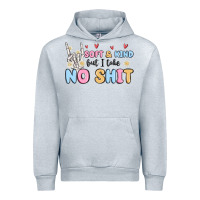 Heather Grey soft and kind but i take no shit Urban Hoodie - MaliasSmallBusiness