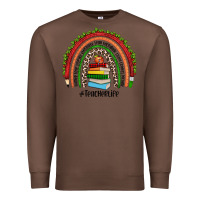 Chestnut Christmas Teacherlife rainbow Premium Sweatshirt - JahusDesignShop