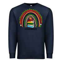 Navy Christmas Teacherlife rainbow Premium Sweatshirt - JahusDesignShop