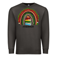 Smoke Christmas Teacherlife rainbow Premium Sweatshirt - JahusDesignShop
