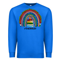 True Royal Christmas Teacherlife rainbow Premium Sweatshirt - JahusDesignShop