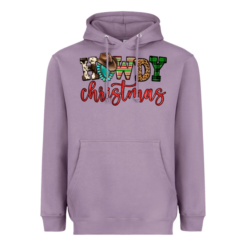 Howdy Christmas Heavyweight Hoodie by FaDigitalArtStudio | Teevron