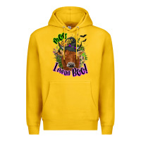 Lemon Moo i mean boo Cow Premium Hoodie - NancyCooperArtShop