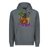 Rock Moo i mean boo Cow Premium Hoodie - NancyCooperArtShop
