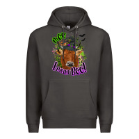 Smoke Moo i mean boo Cow Premium Hoodie - NancyCooperArtShop