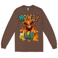 Chestnut Hay there Fall pumpkin heifer Long Sleeve Tee - RanaPortraitStore