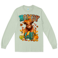 Matcha Hay there Fall pumpkin heifer Long Sleeve Tee - RanaPortraitStore