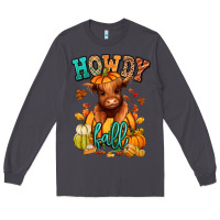 Smoke Hay there Fall pumpkin heifer Long Sleeve Tee - RanaPortraitStore