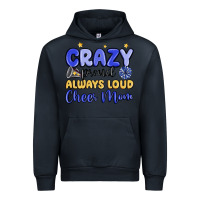 Navy crazy proud always loud cheer mom Urban Hoodie - MaliasSmallBusiness