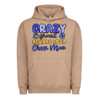 Pigment Burro crazy proud always loud cheer mom Urban Hoodie - MaliasSmallBusiness