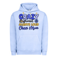 Pigment Grape Ice crazy proud always loud cheer mom Urban Hoodie - MaliasSmallBusiness
