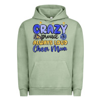 Pigment Oil Green crazy proud always loud cheer mom Urban Hoodie - MaliasSmallBusiness